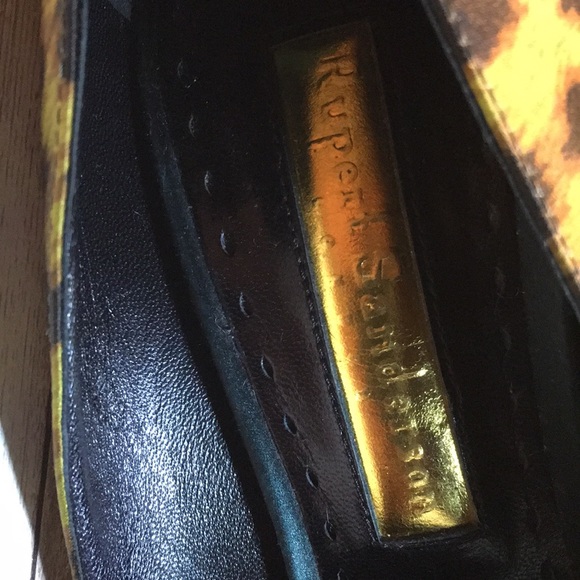 Rupert Sanderson shoes leopard print heels size 39 - Picture 6 of 16